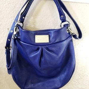 Marc by Marc Jacobs blue hillier hobo handbag/crossbody